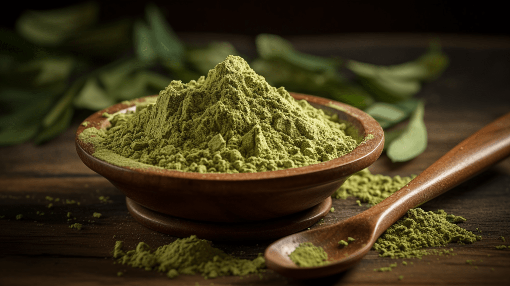 horned kratom powder